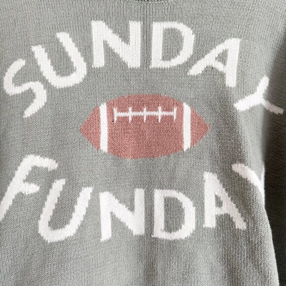 Moon & Madison "Sunday Funday" Sweater Light Green Size Small GUC - Picture 3 of 7